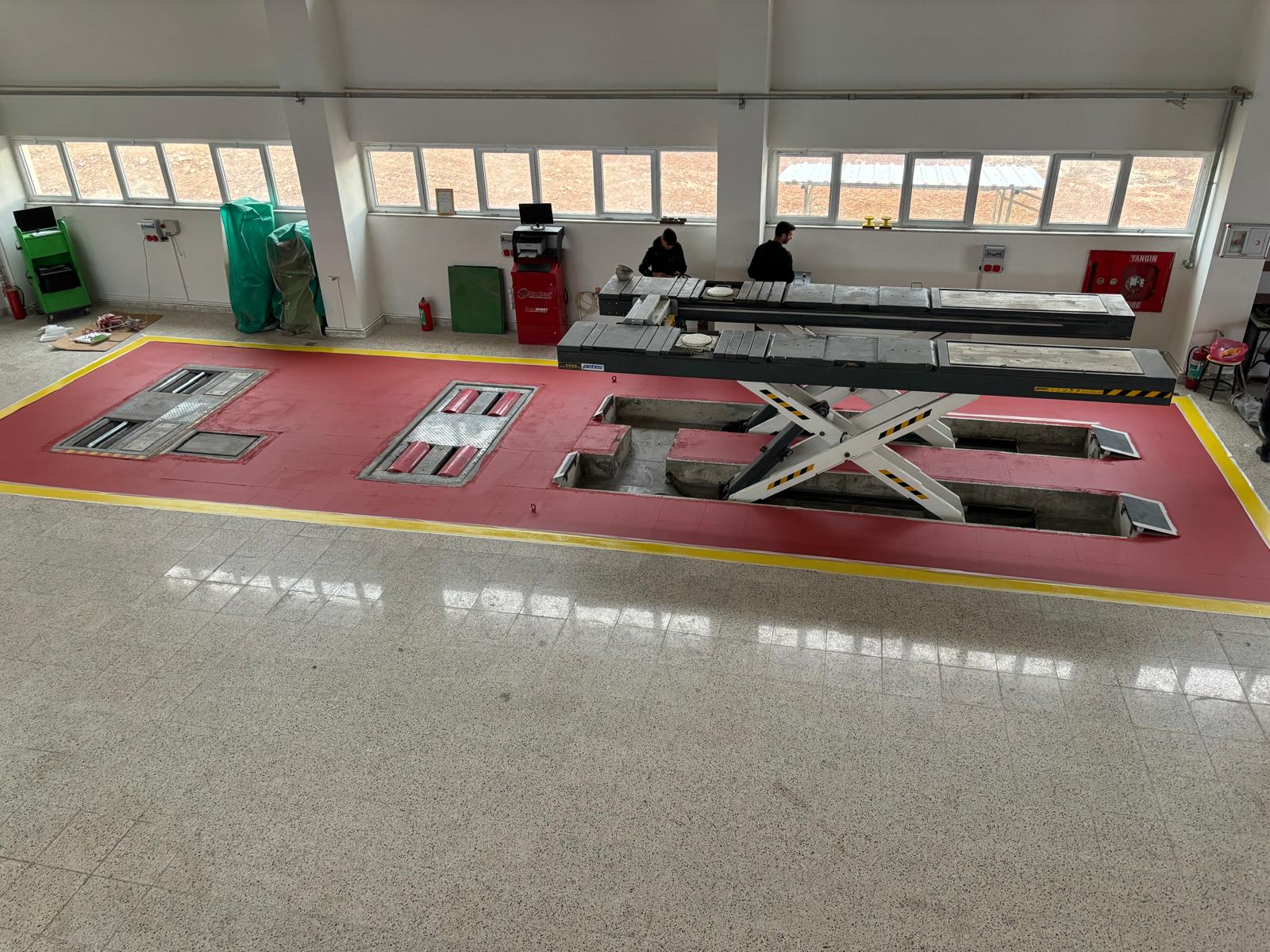 Avşar Kampüsü TSE 13805 Akreditasyonuna Sahip Araç Test Hattımız (1.Sınıf Taşıt Test Merkezi)